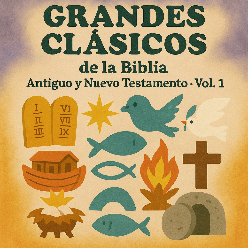 Altavoz con historias de la Biblia para niños