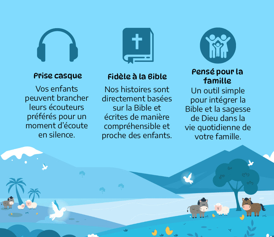 Haut-parleur biblique avec 4 heures de contenu gratuit